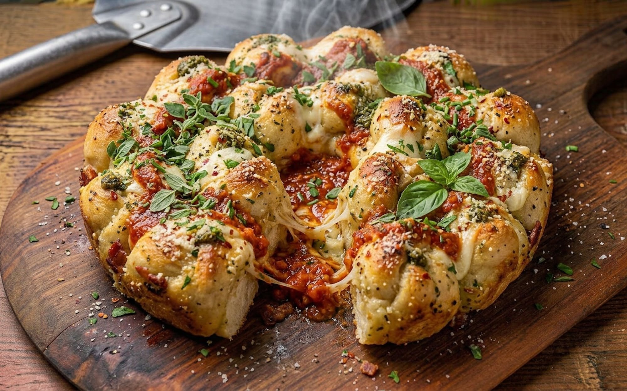 Loaded Garlic Knots
