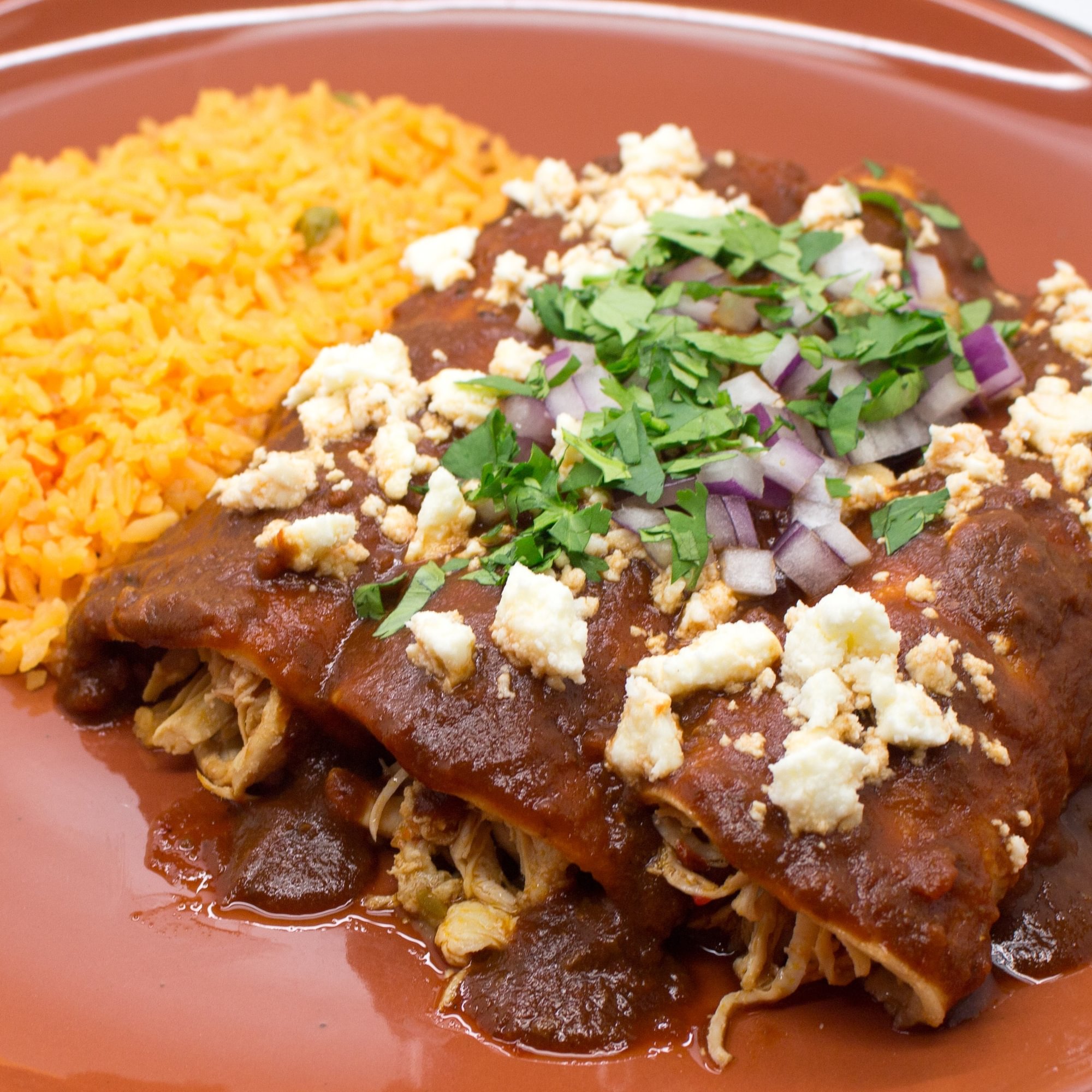 Enchiladas de Mole