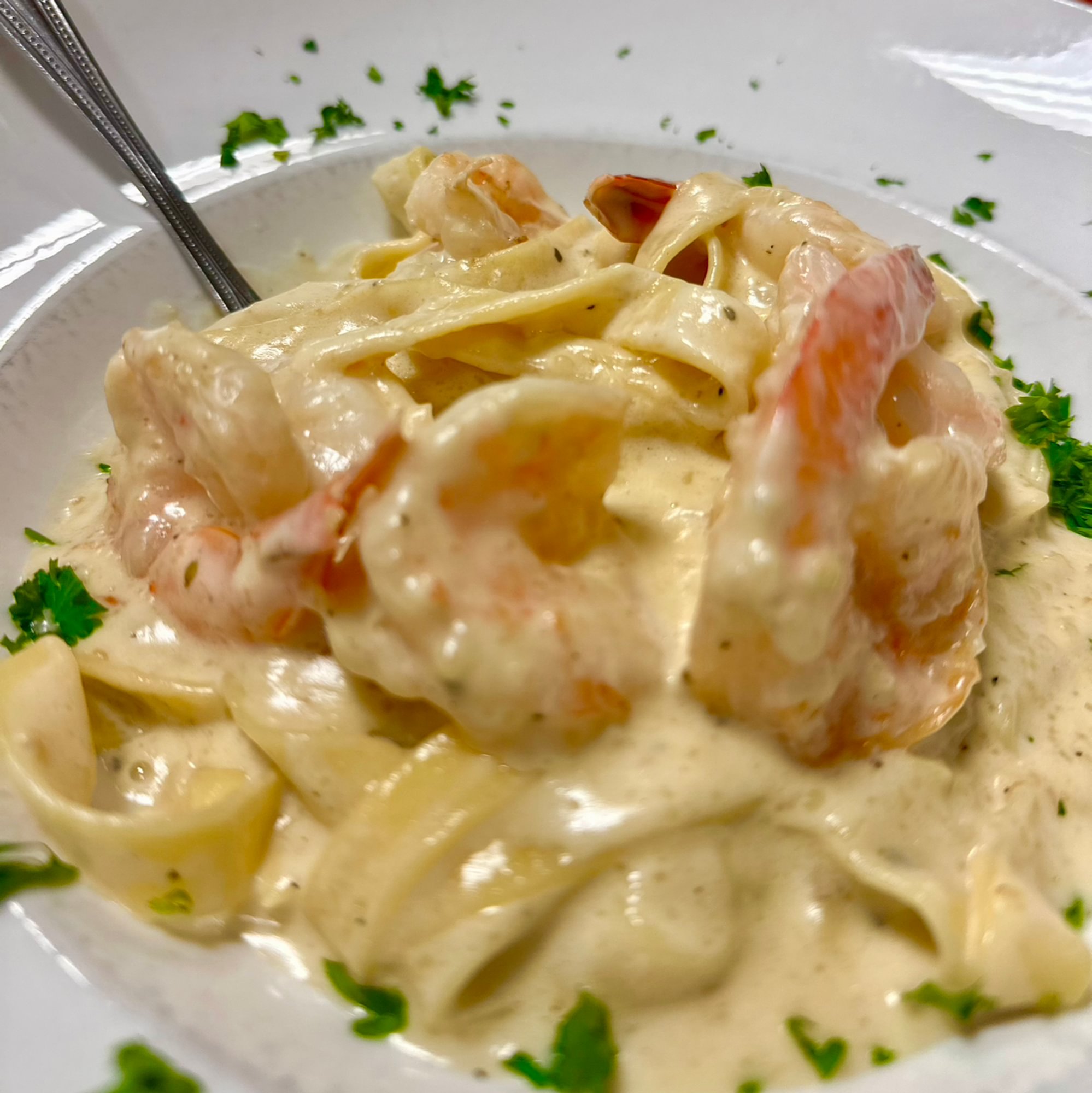 Shrimp Fettuccine Alfredo