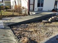 Concrete walkway expansion. Concrete walkway expansion.