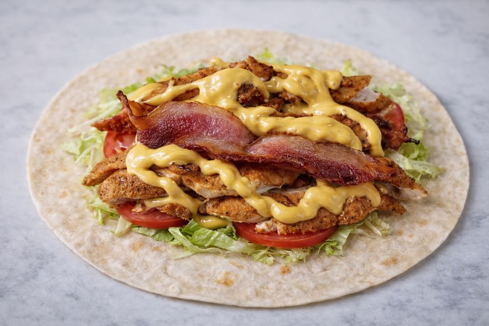 Honey Chicken Club Wrap