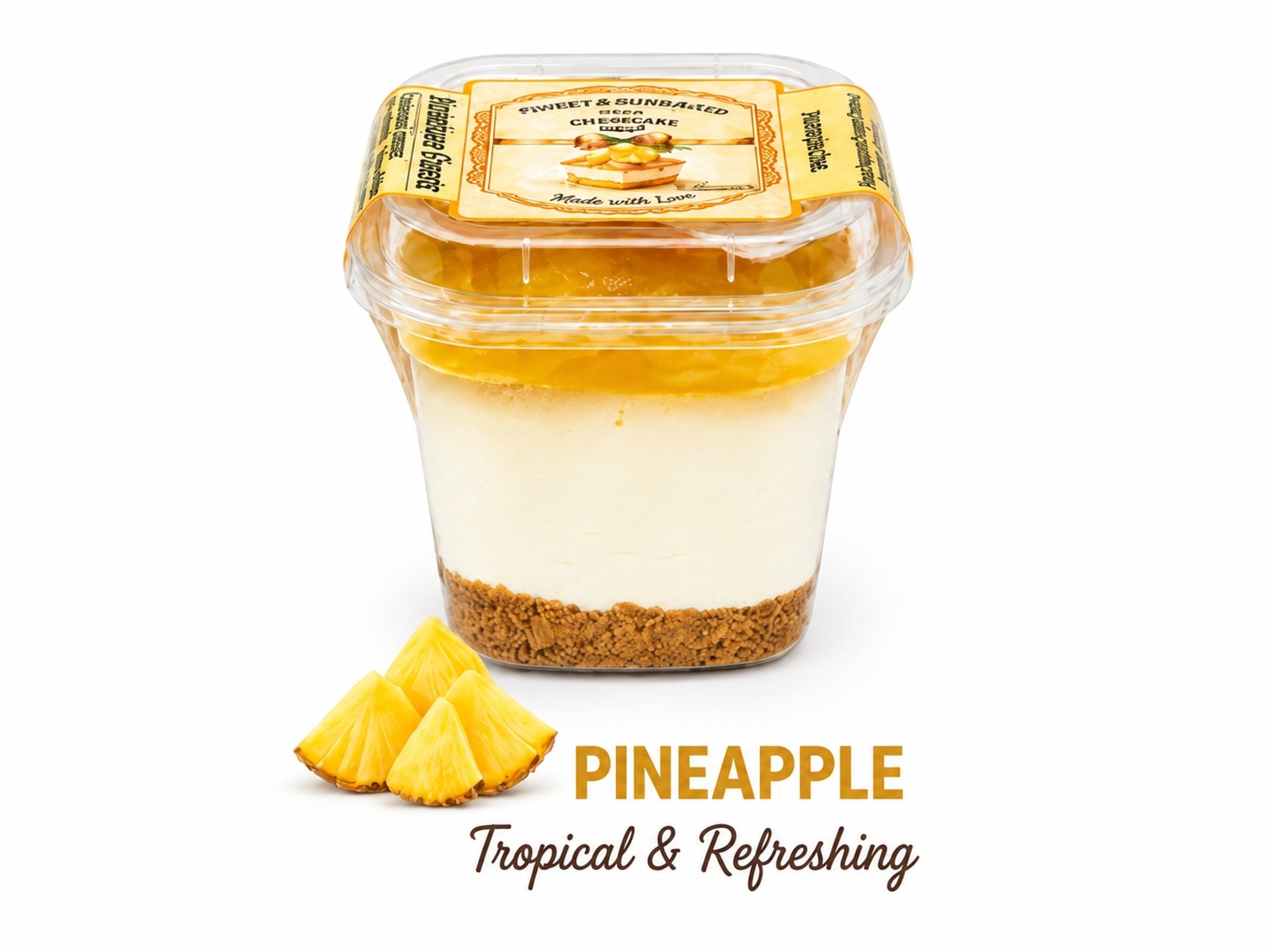 Pineapple Cheesecake Cup