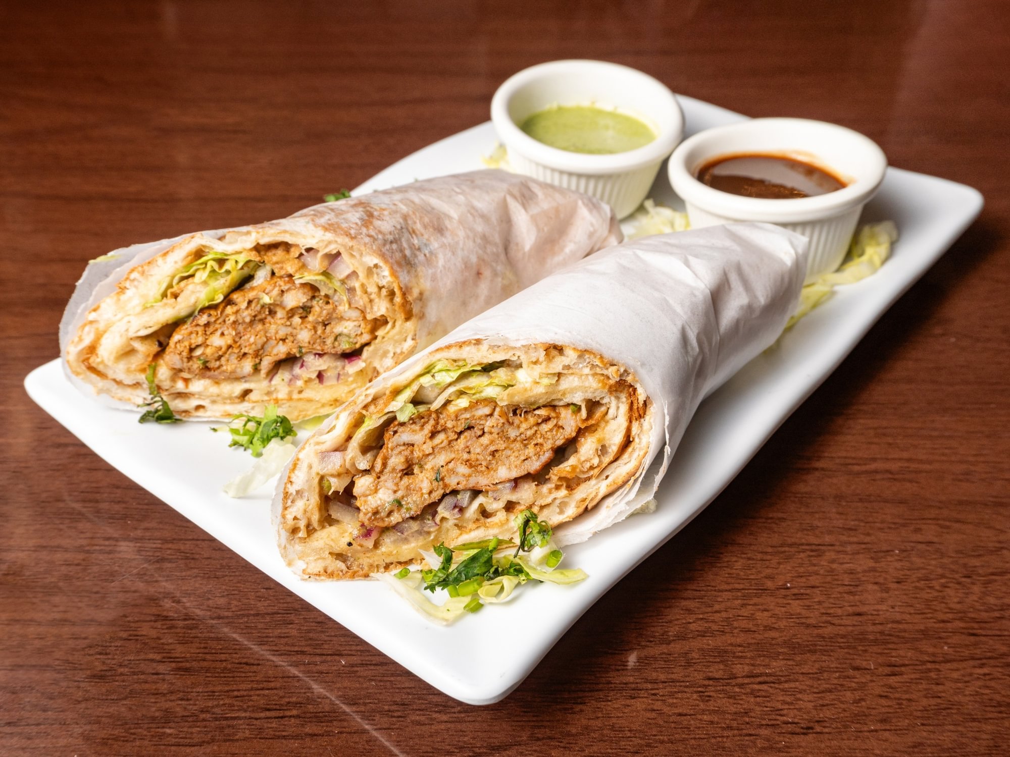 Chicken Kabab Naan Roll
