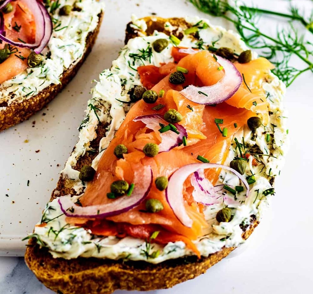 Smoked Salmon Tartine