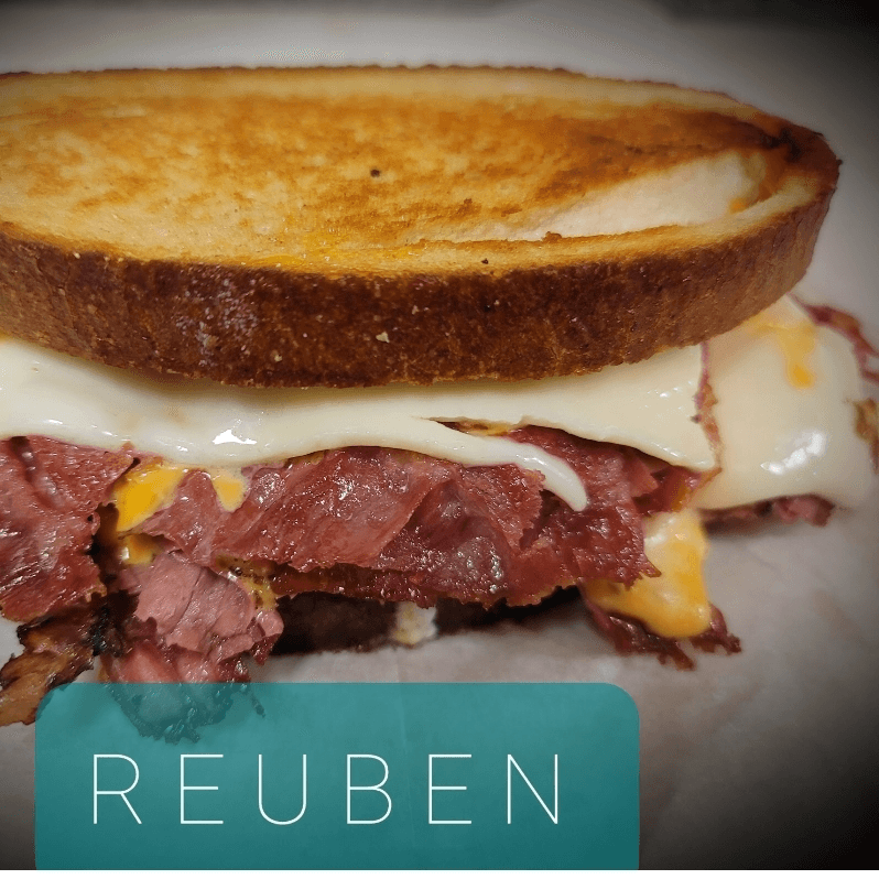 #2 Hot Corned Beef, Hot Pastrami, Swiss Sandwich