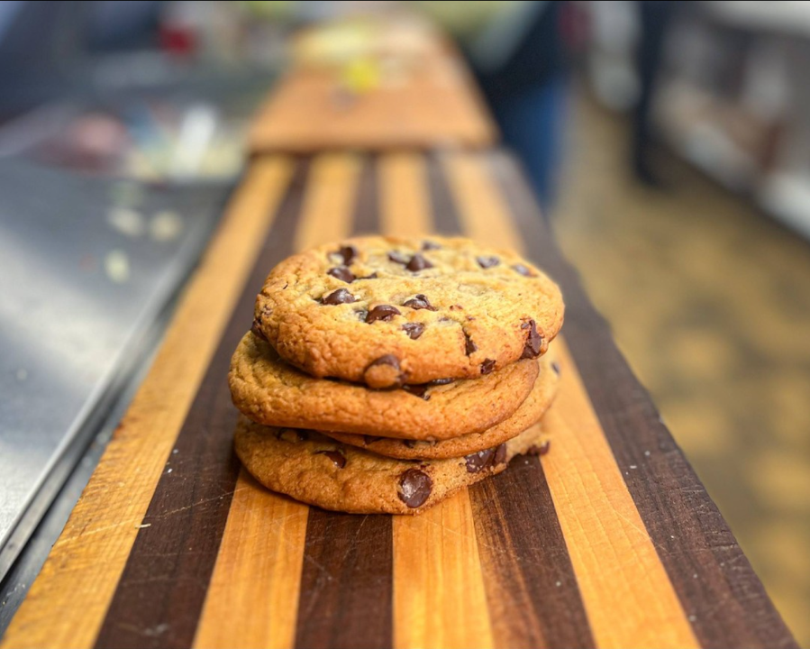 Triple chocolate chip cookie