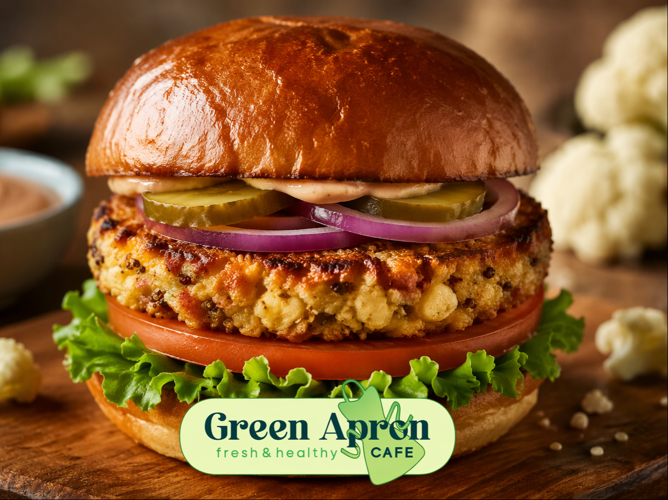 Cauliflower Quinoa Burger