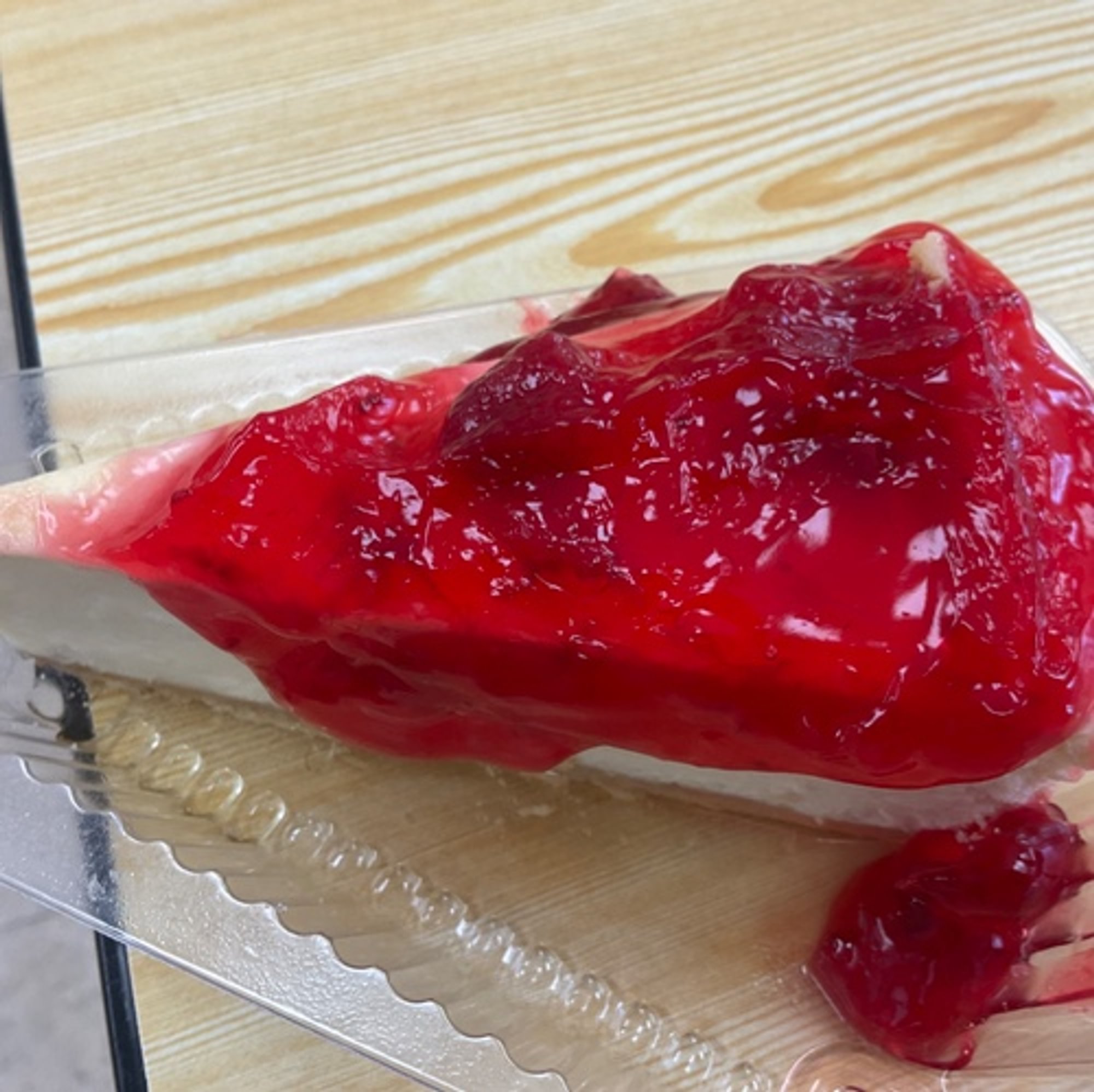 Cheesecake with Cherry Topping