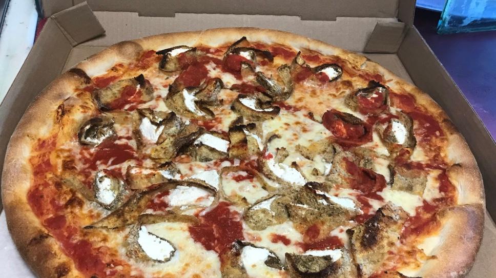 SM EGGPLANT ROLLATINI PIZZA