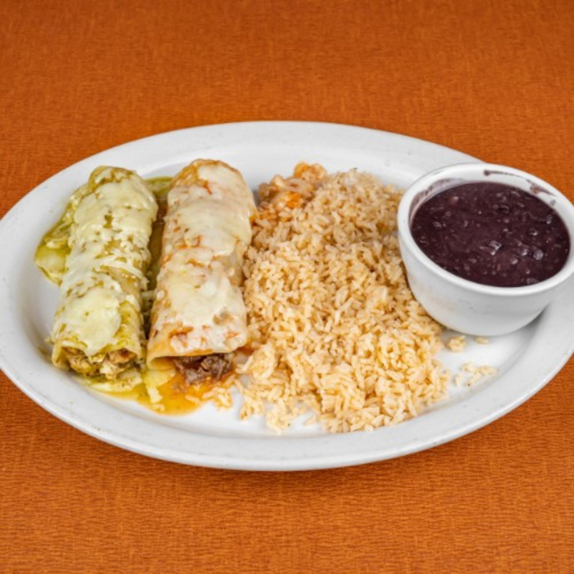 #2 Any Two Enchiladas Combo