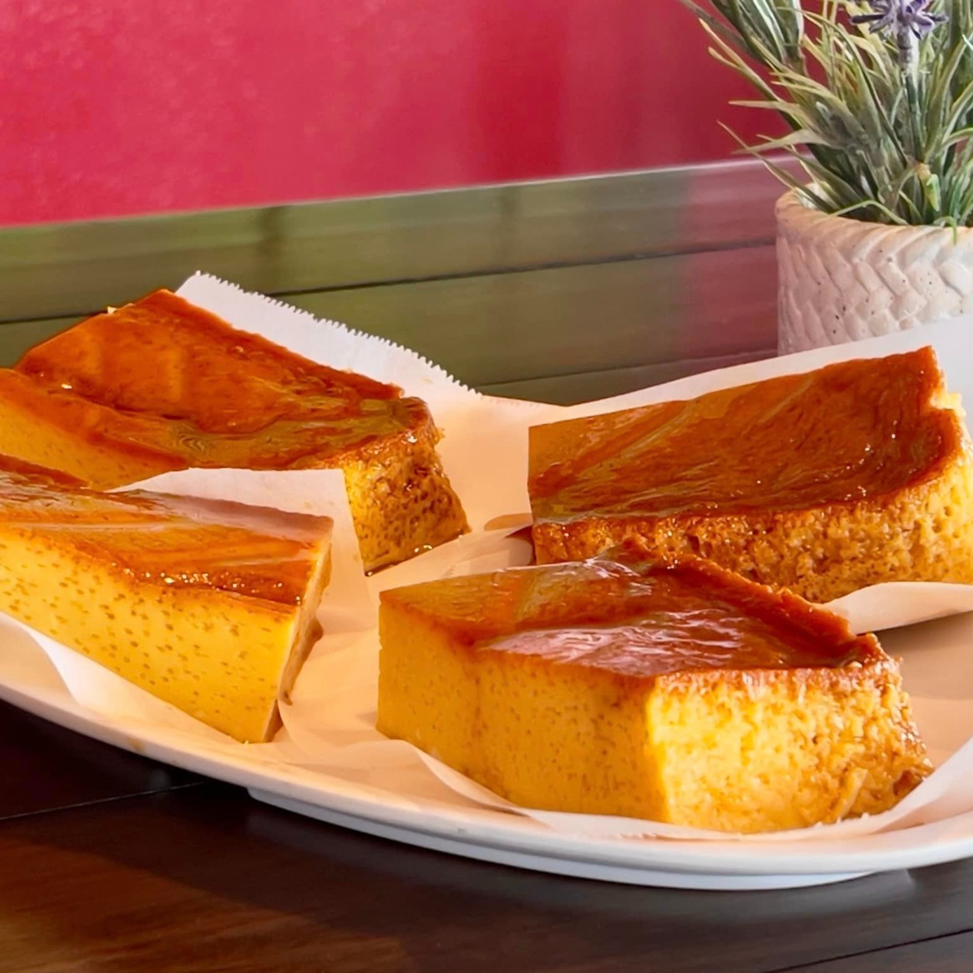 Leche Flan (one slice)
