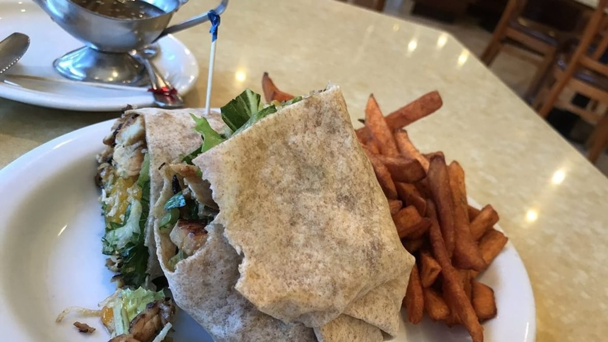 Garlic Chicken Wrap