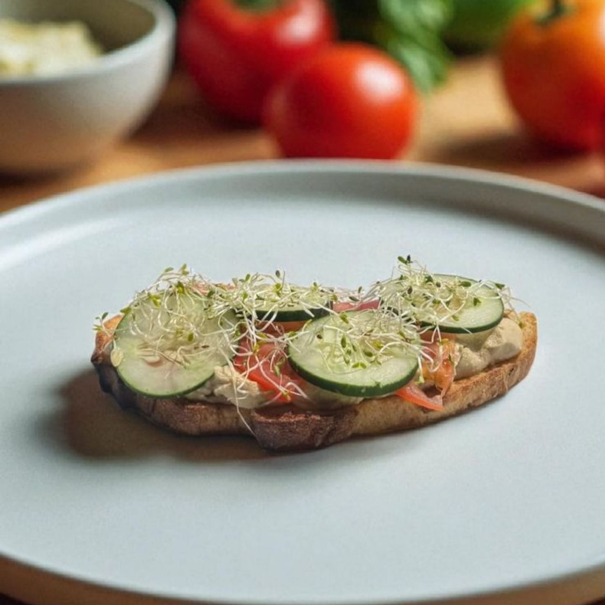 Hummus Toast