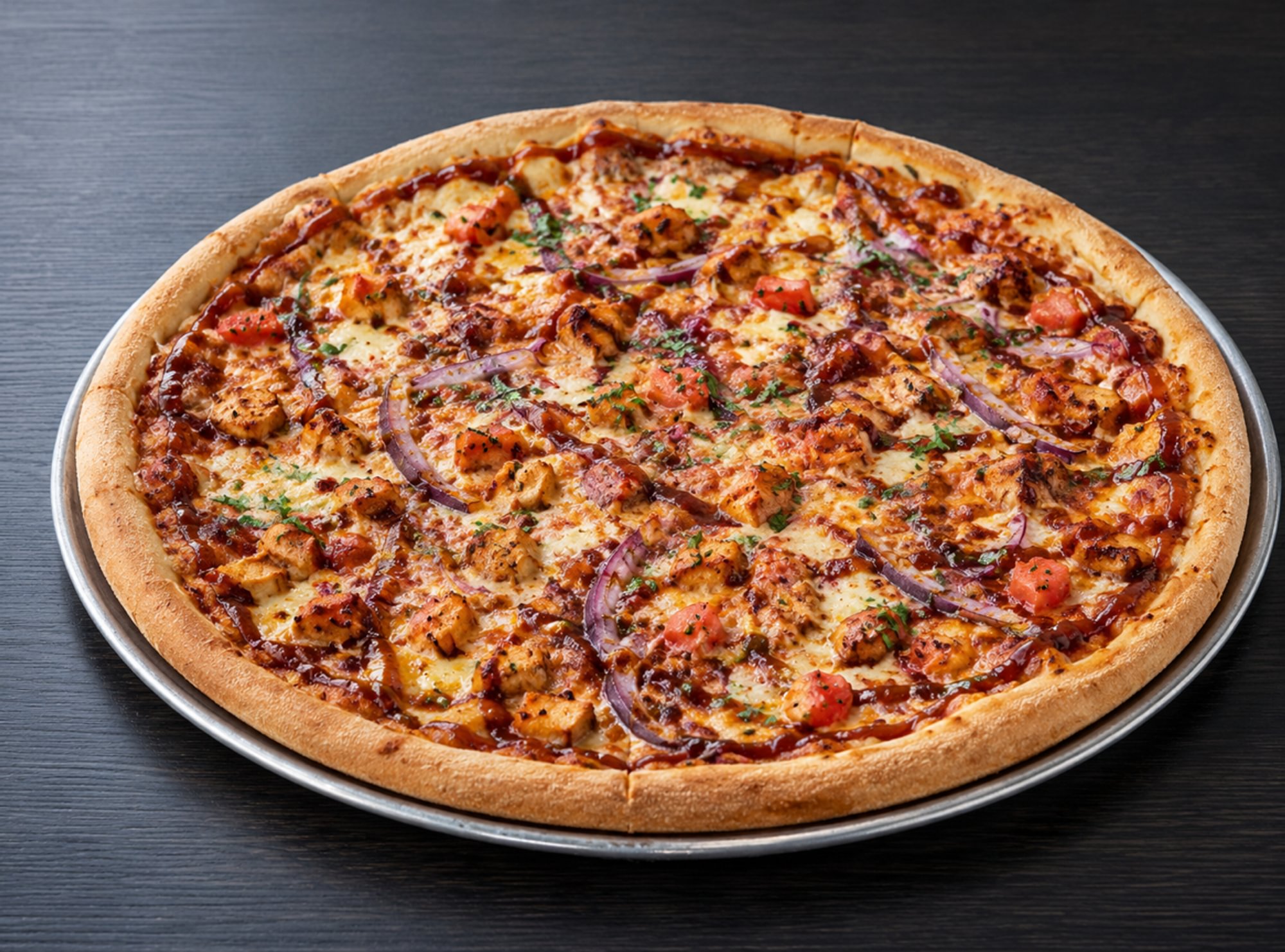 Small Barbecue Chicken Pizza