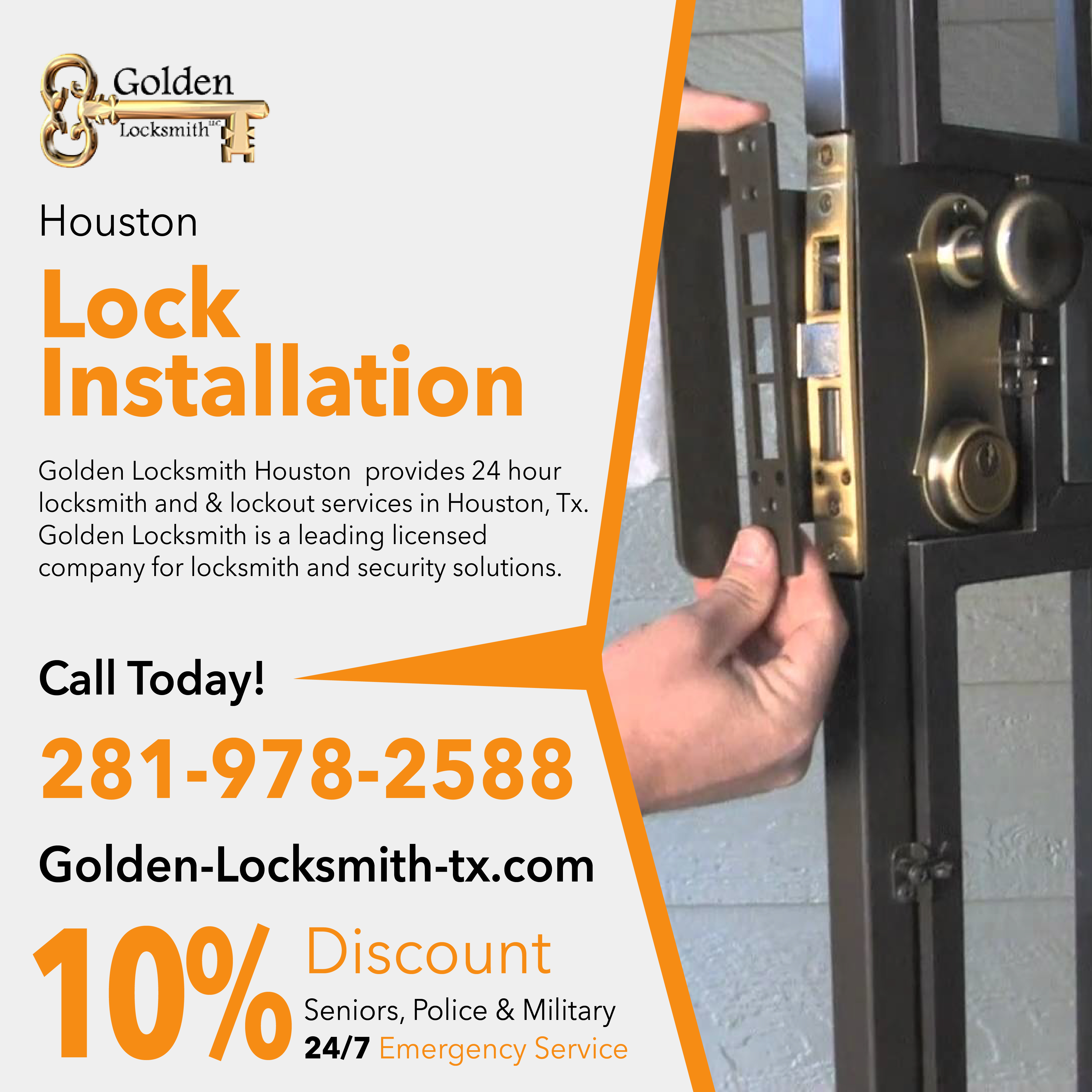 Golden Locksmith Houston Photo