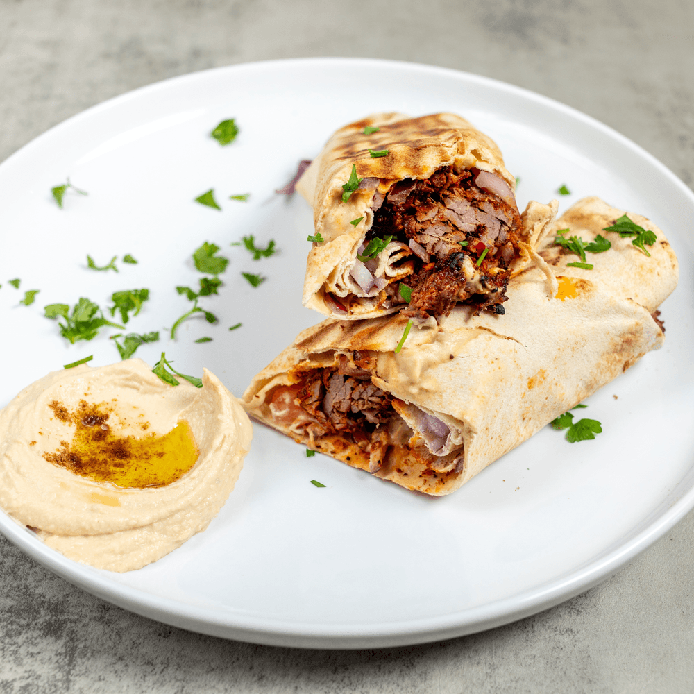 Beef Kebob. Wrap