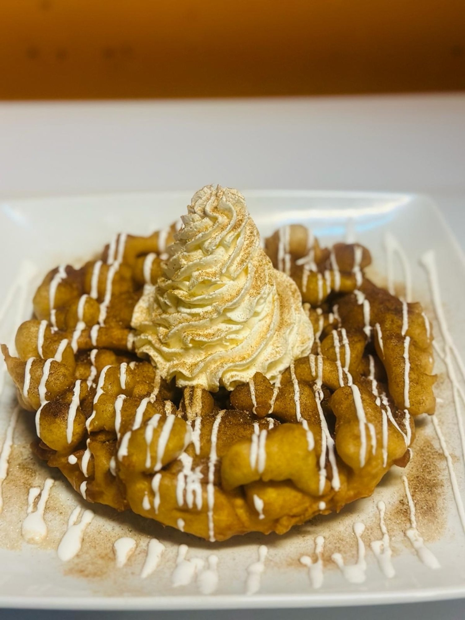 Cinnamon Butter Funnel Cake
