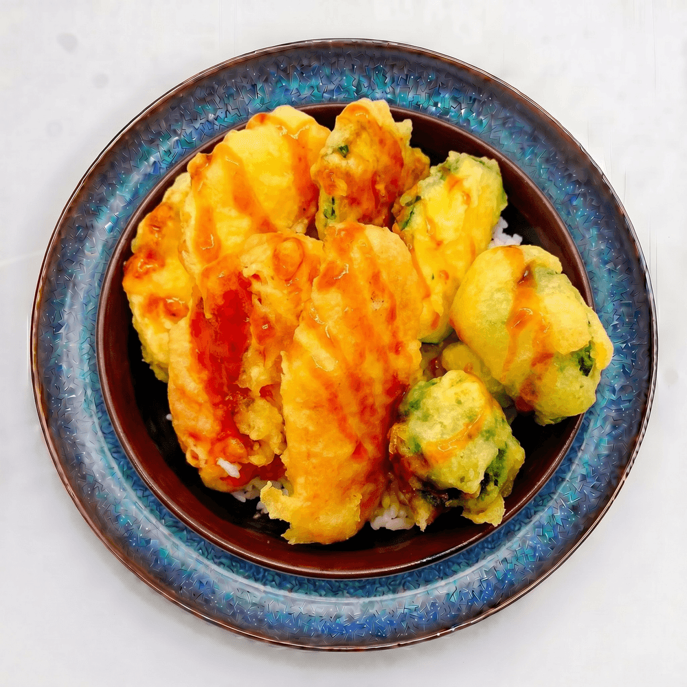 Vegetable Tempura Don
