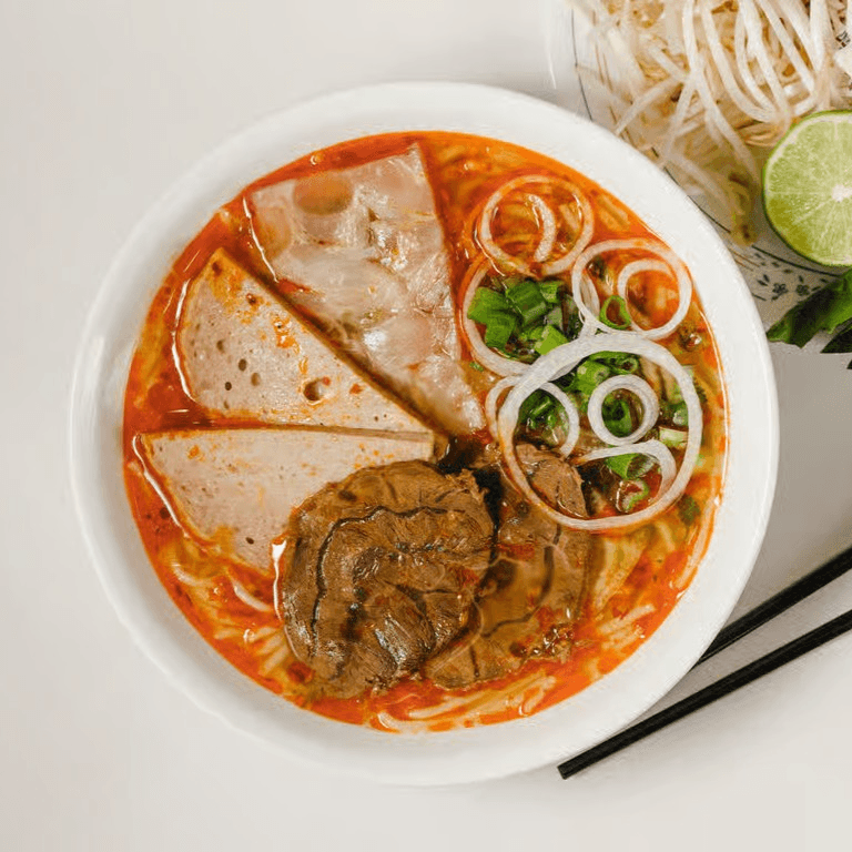 S1. Spicy Lemongrass Beef Noodle Soup