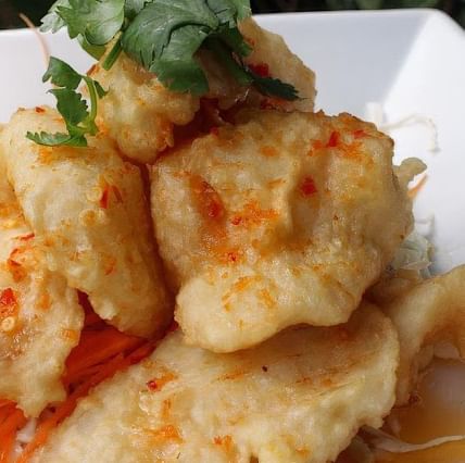 Crispy Garlic Lime Basa