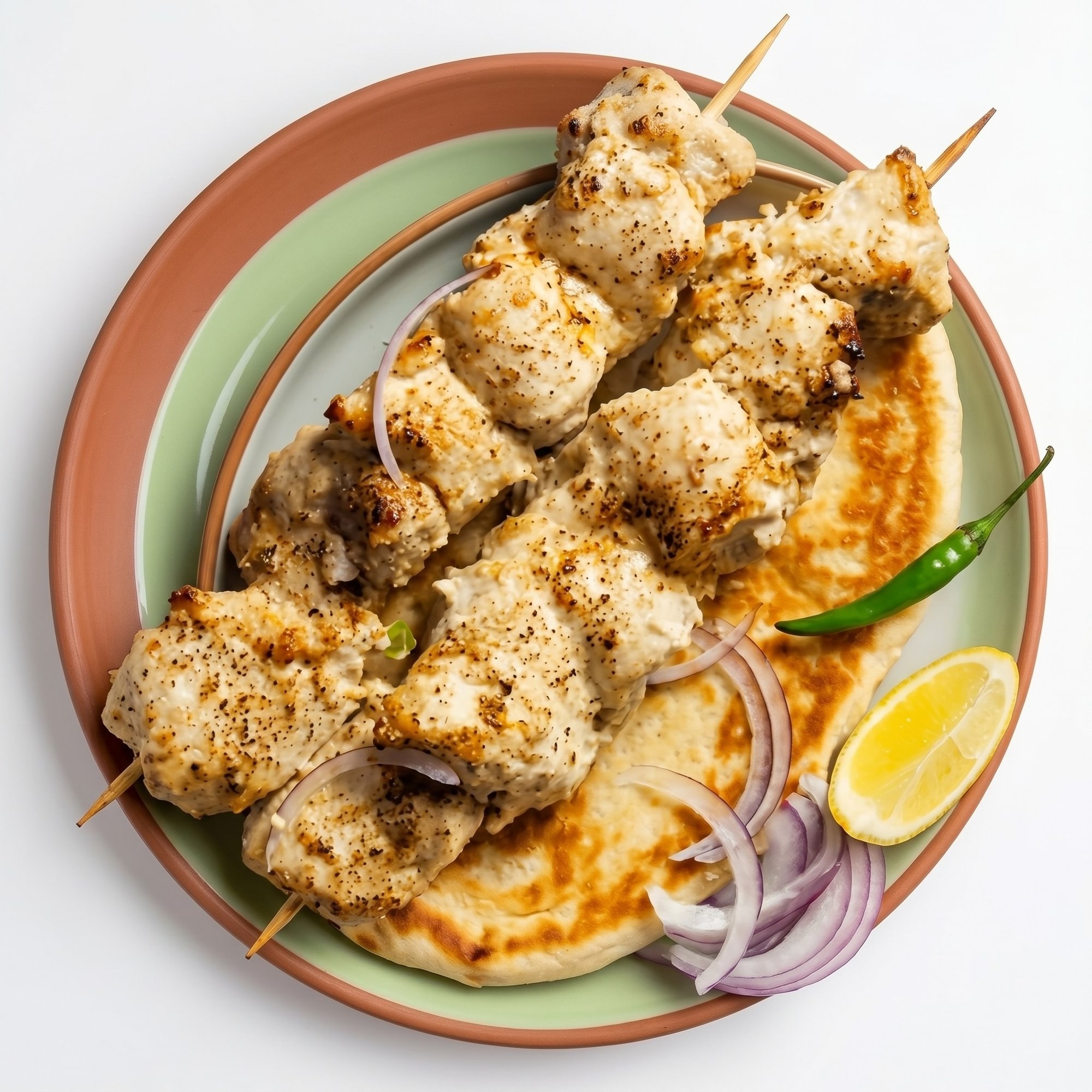 Chicken Malai Tikka Kebab