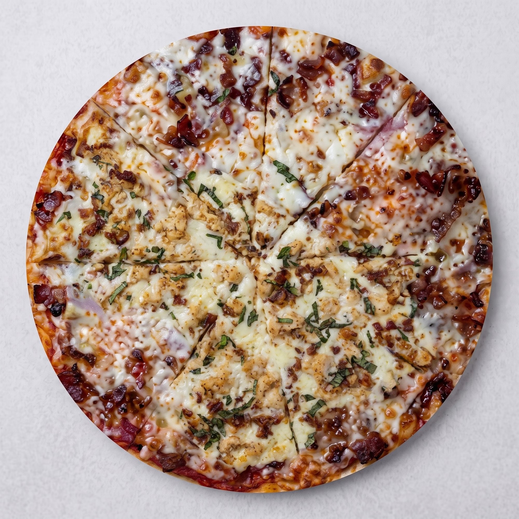 Chicken Bacon Ranch Pizza