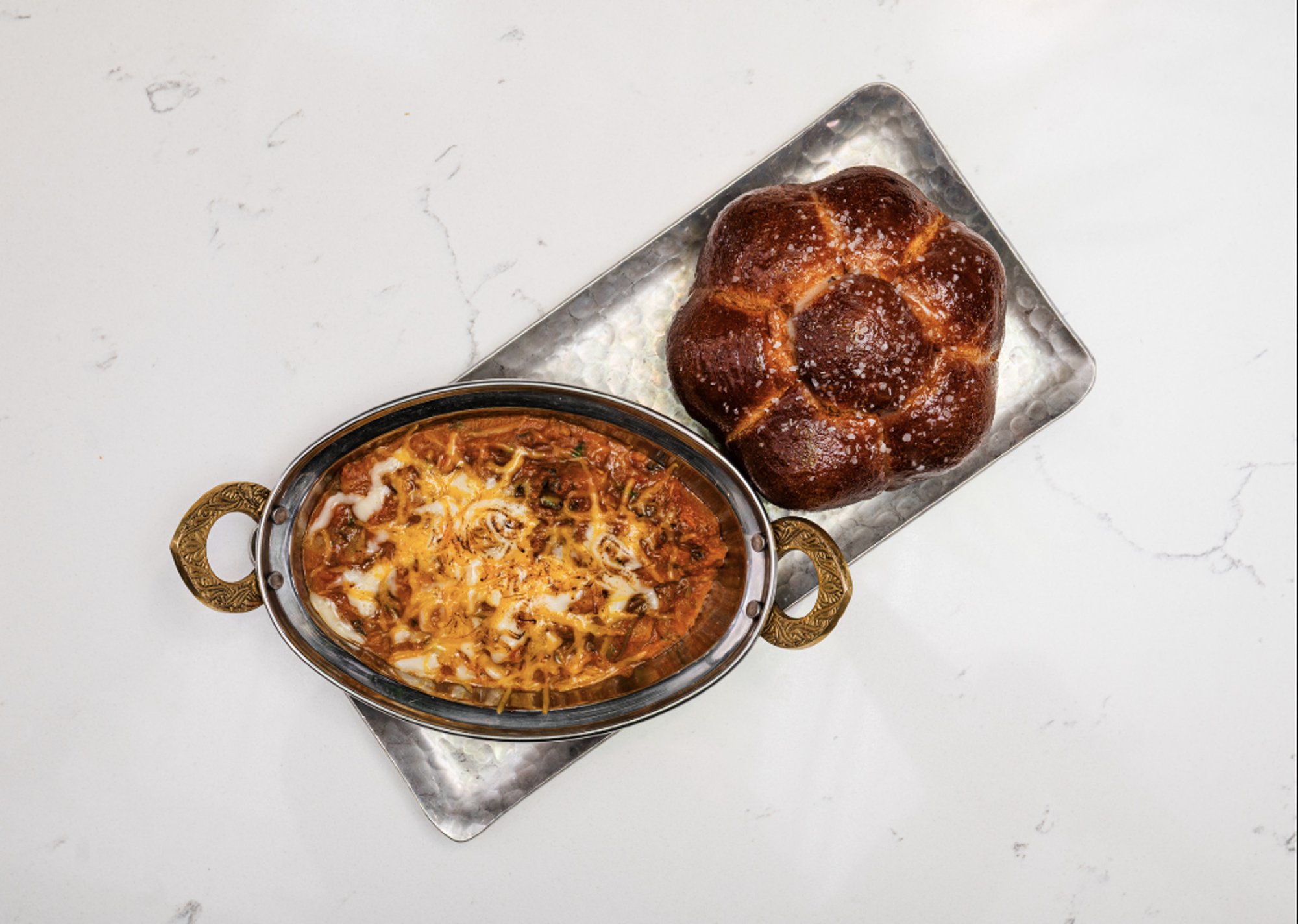 Baked Pav Bhaji