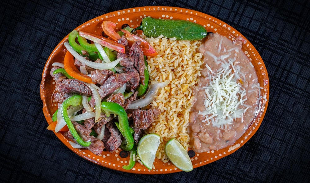 Steak Fajitas Plate