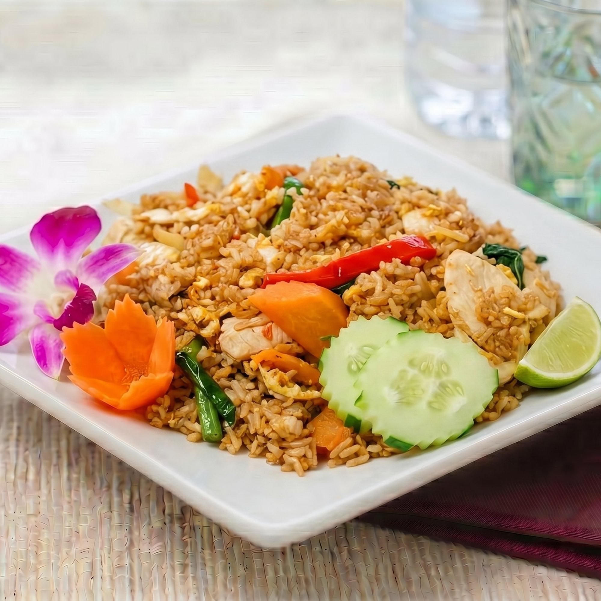 (L) Basil Fried Rice