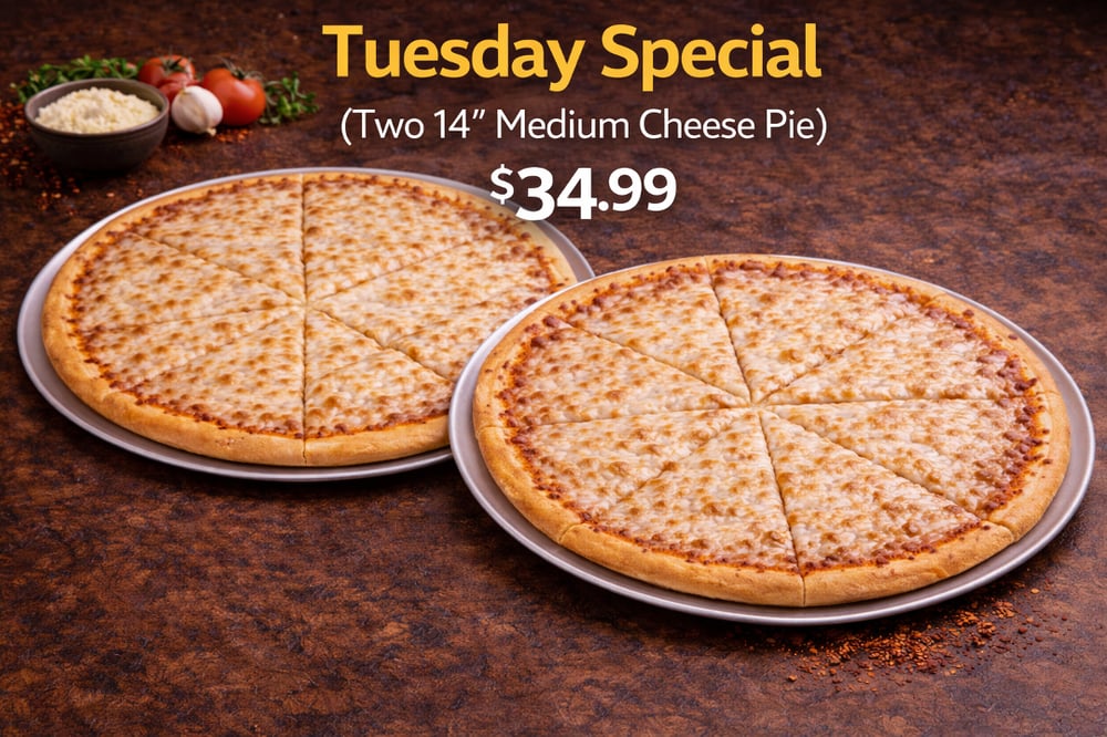 Tuesday Family Pizza Deal