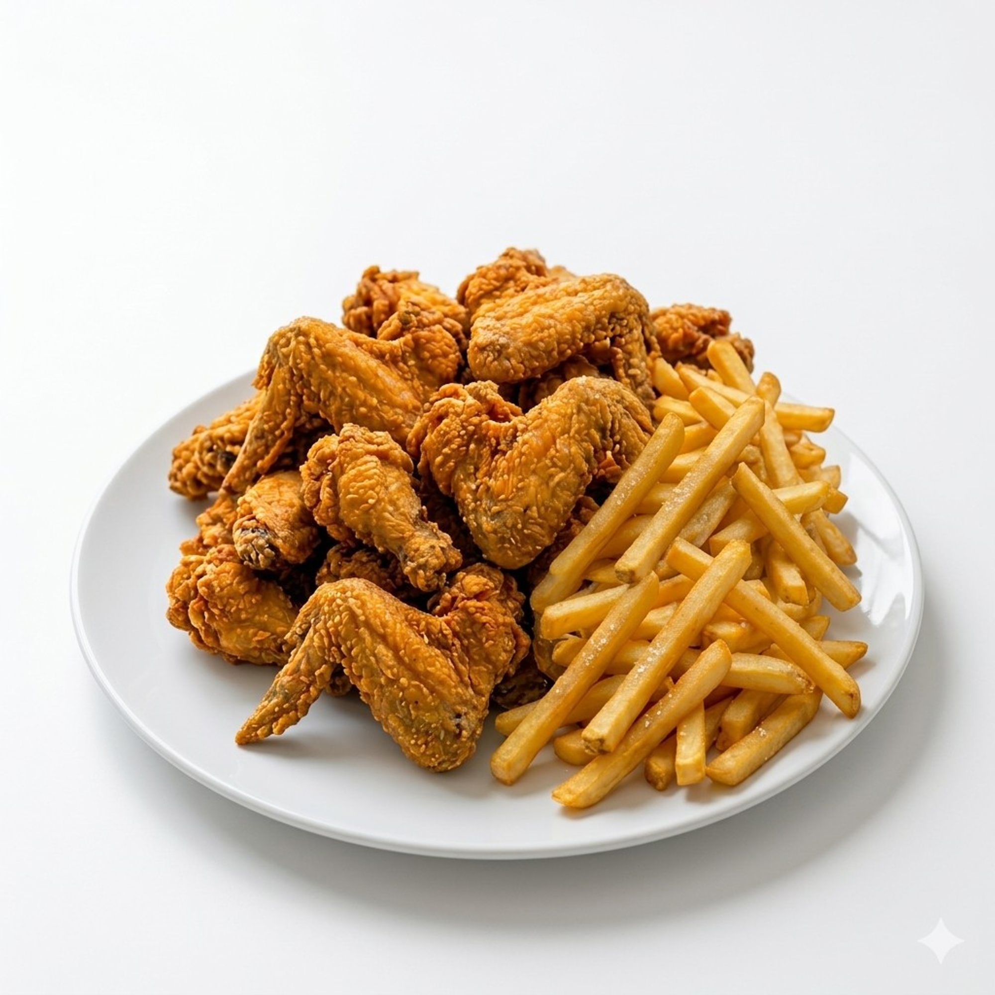 20 Wings w/Fries