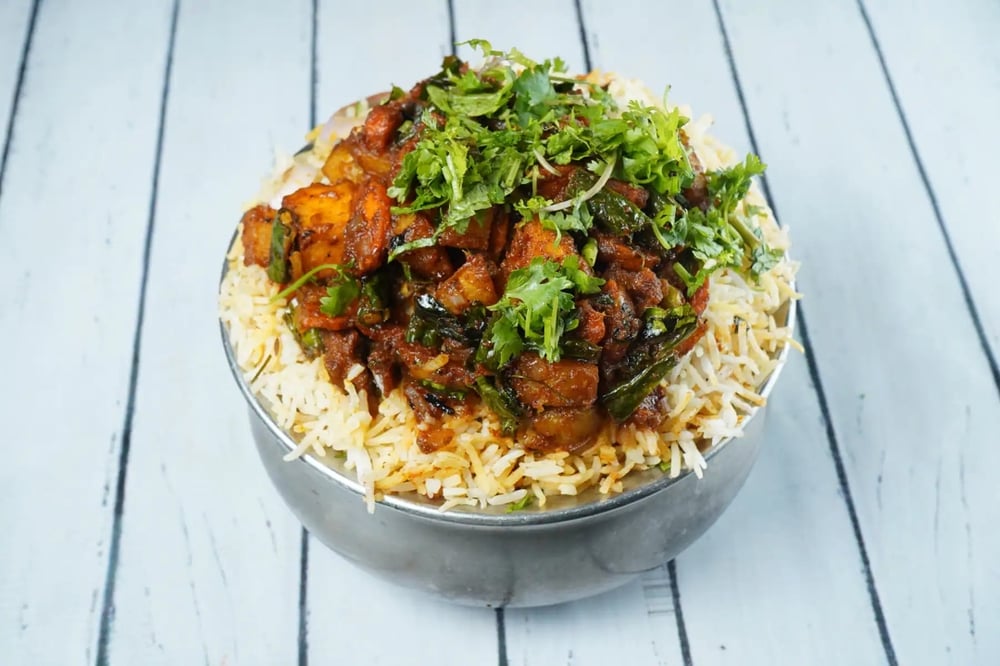 Goat Fry Biryani