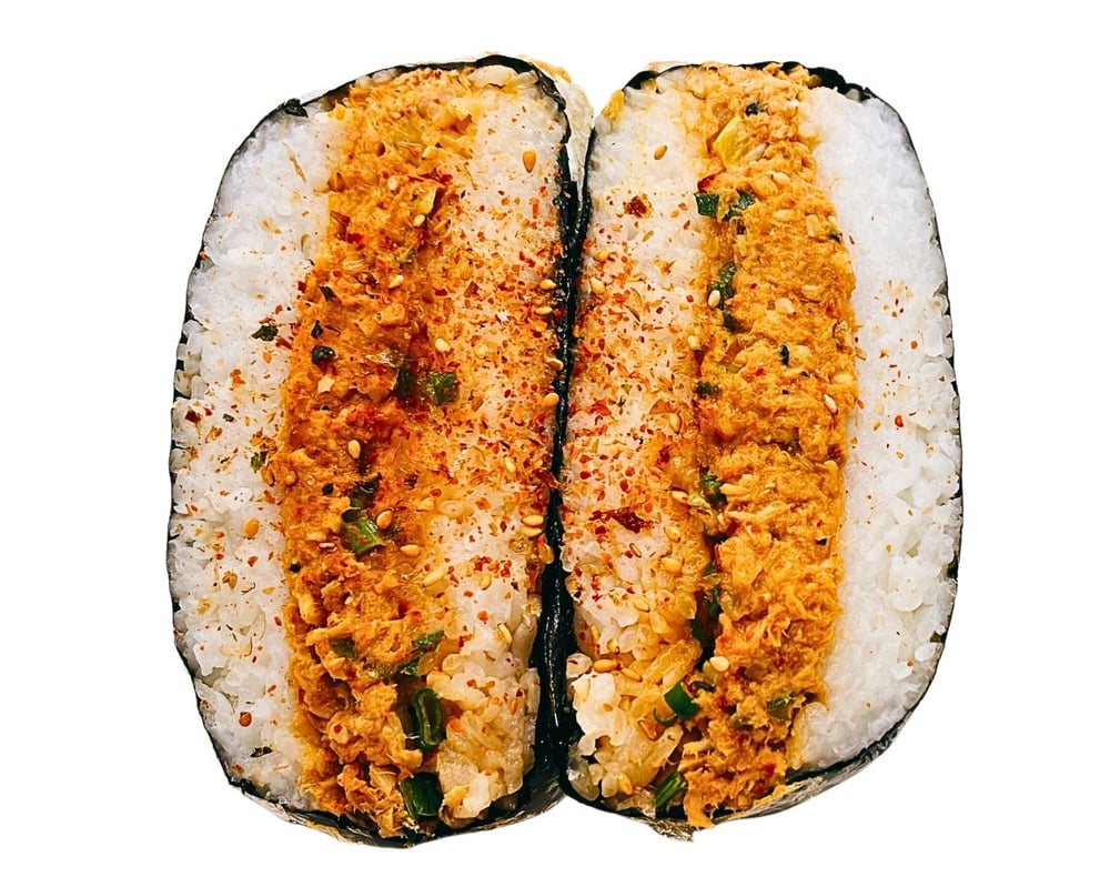 Spicy Salmon Musubi