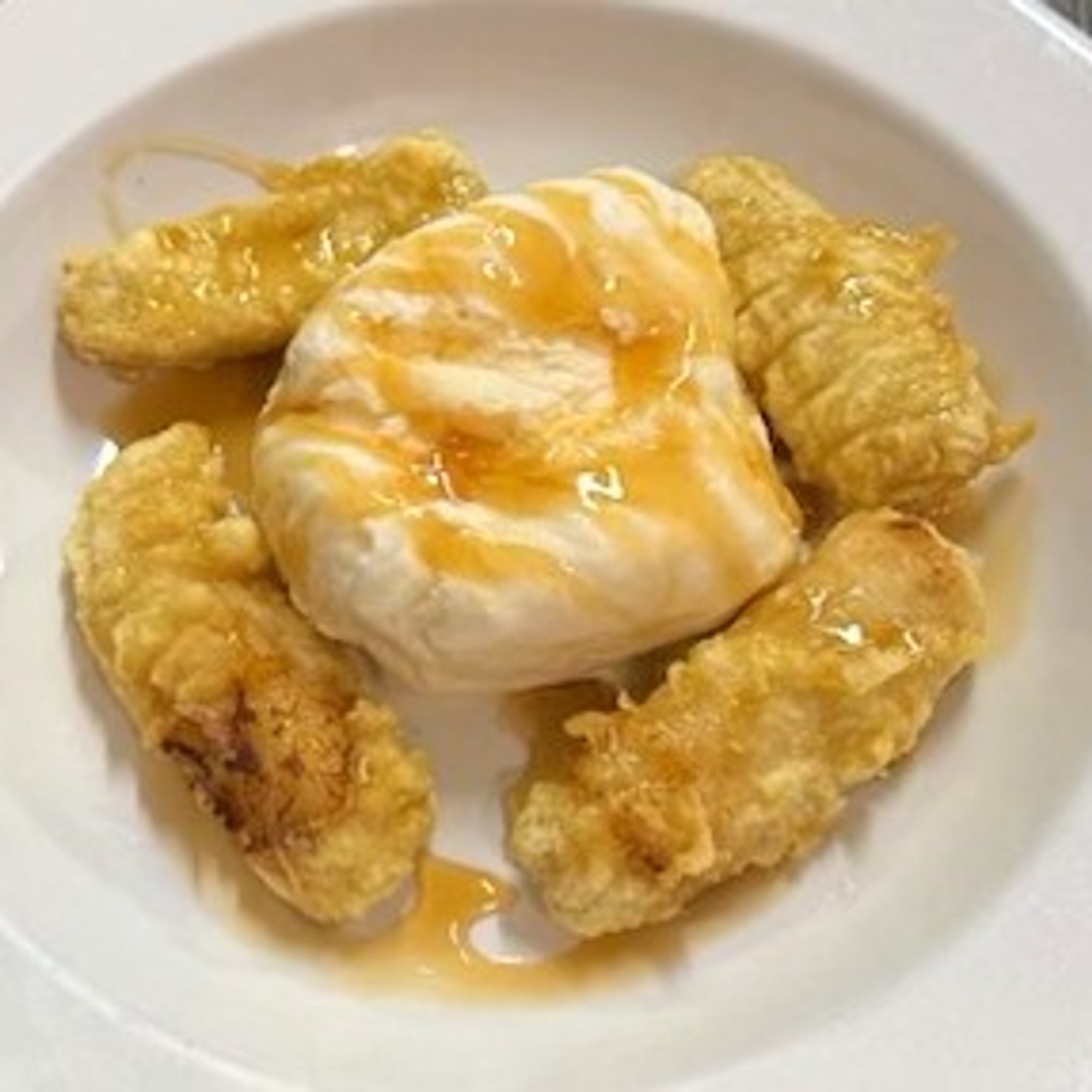 Fried Banana with Ice Cream