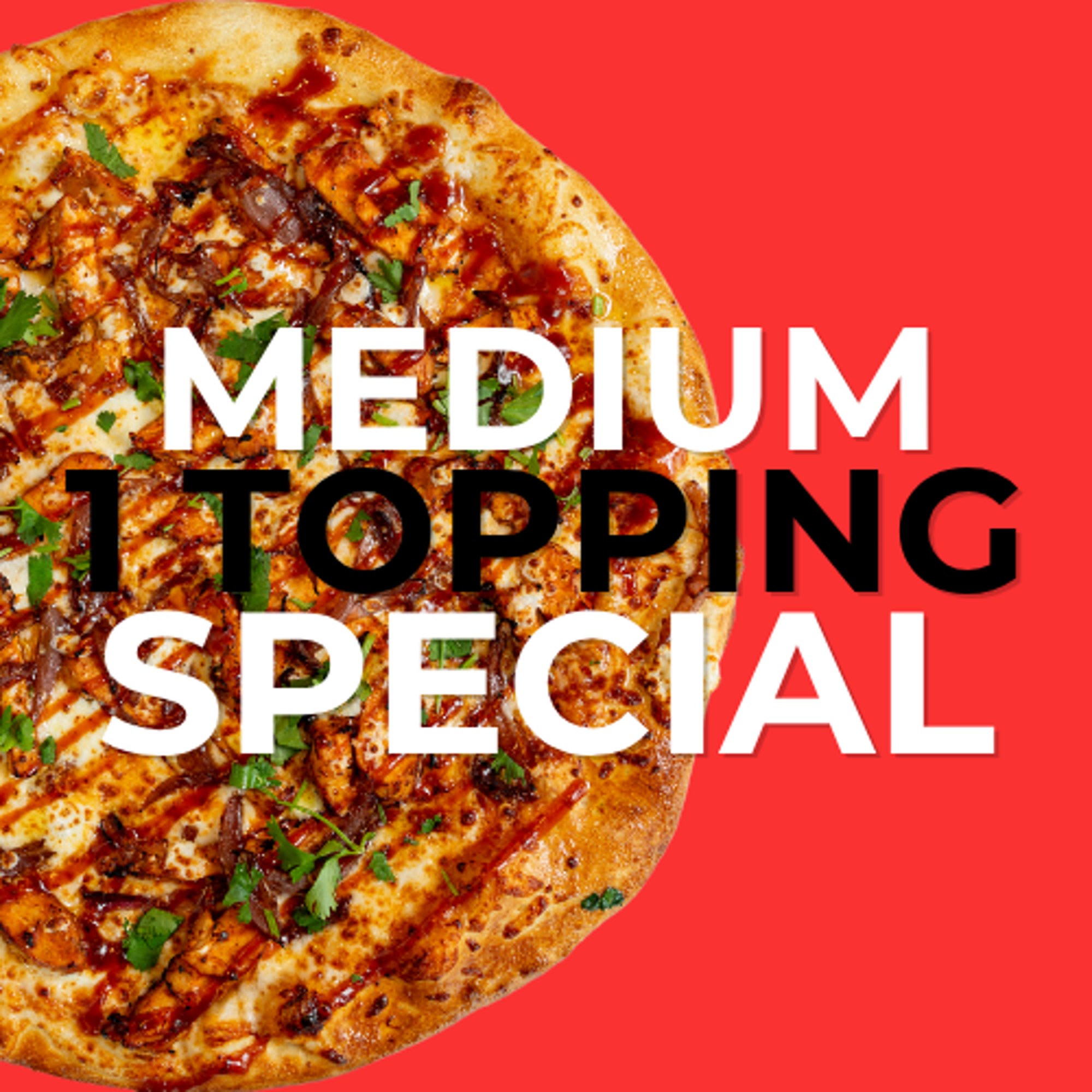 MEDIUM 12" 2 TOPPING DEAL