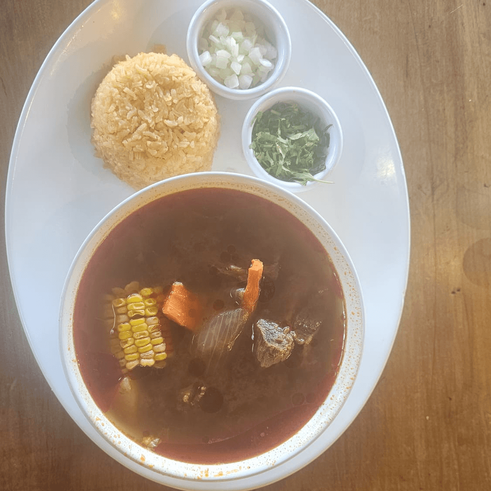 Beef soup (Caldo de Res)