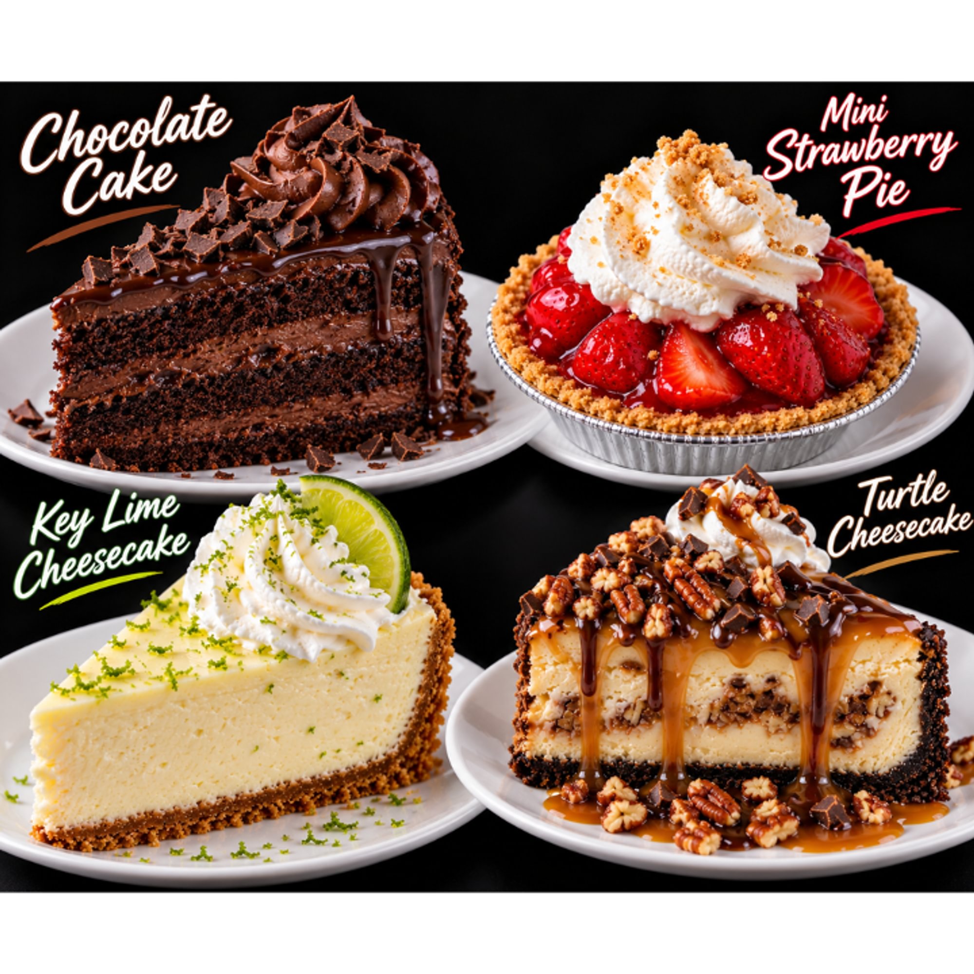 Pick 4 Desserts