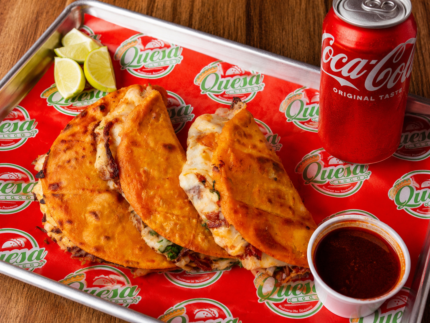 Combo #1 (Three QuesaBirria Tacos with a Drink)