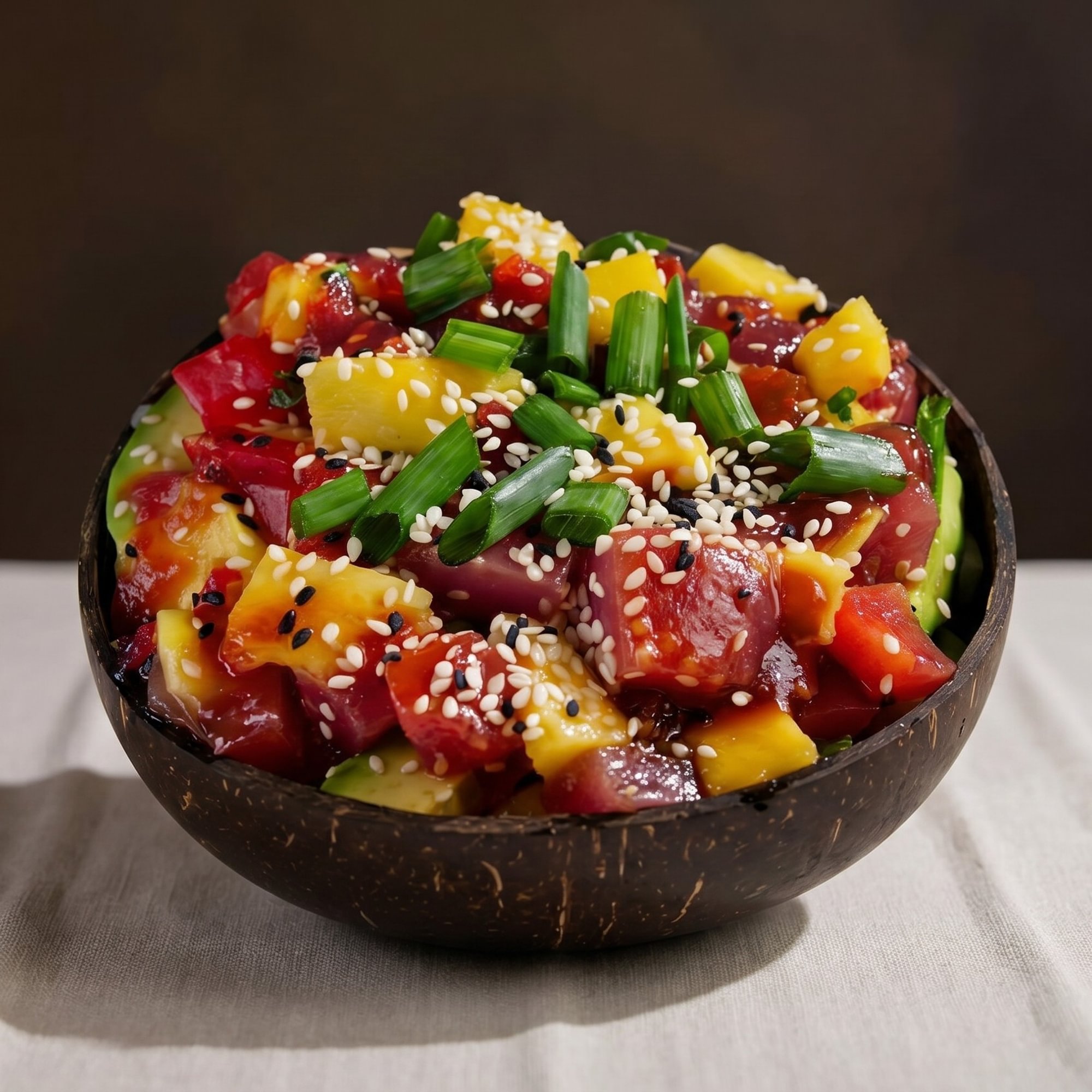 A-Frame Spicy Datil Poke Bowl
