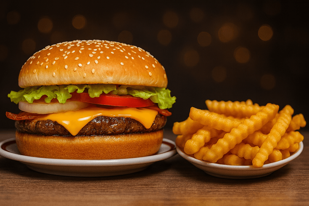 Cheeseburger &fries
