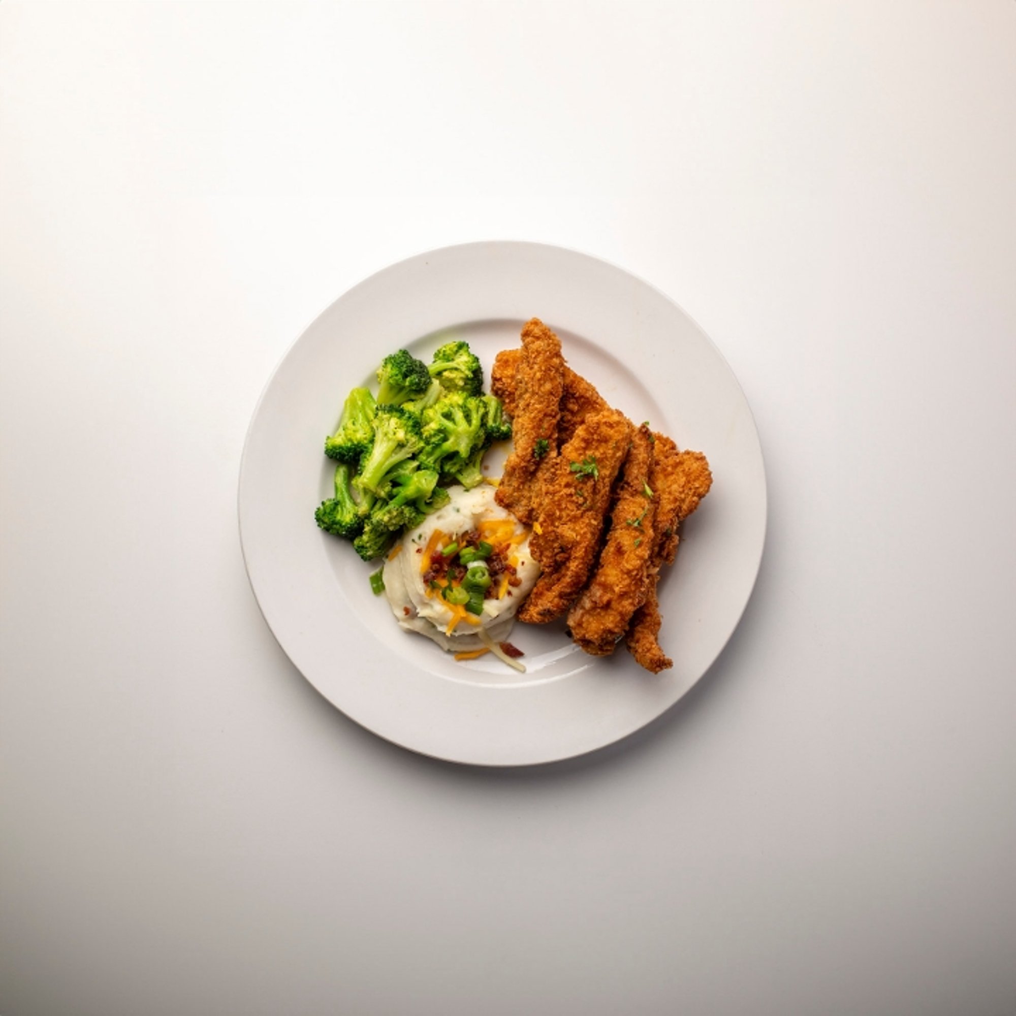 Coconut Fried Chicken Dinner