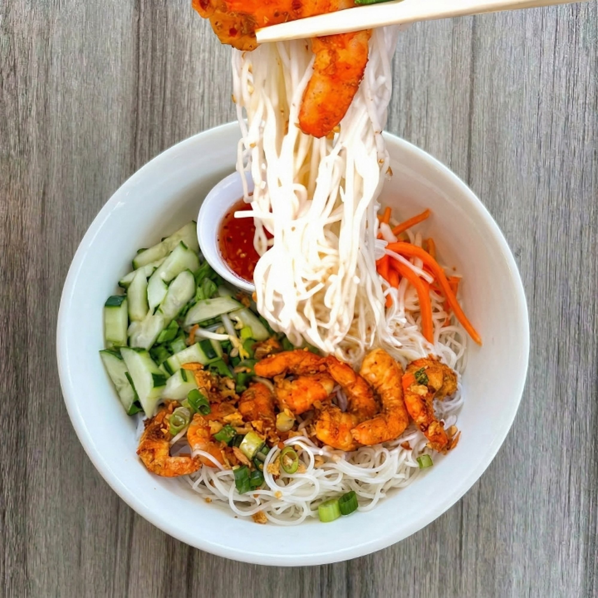 Bún Tôm Nướng