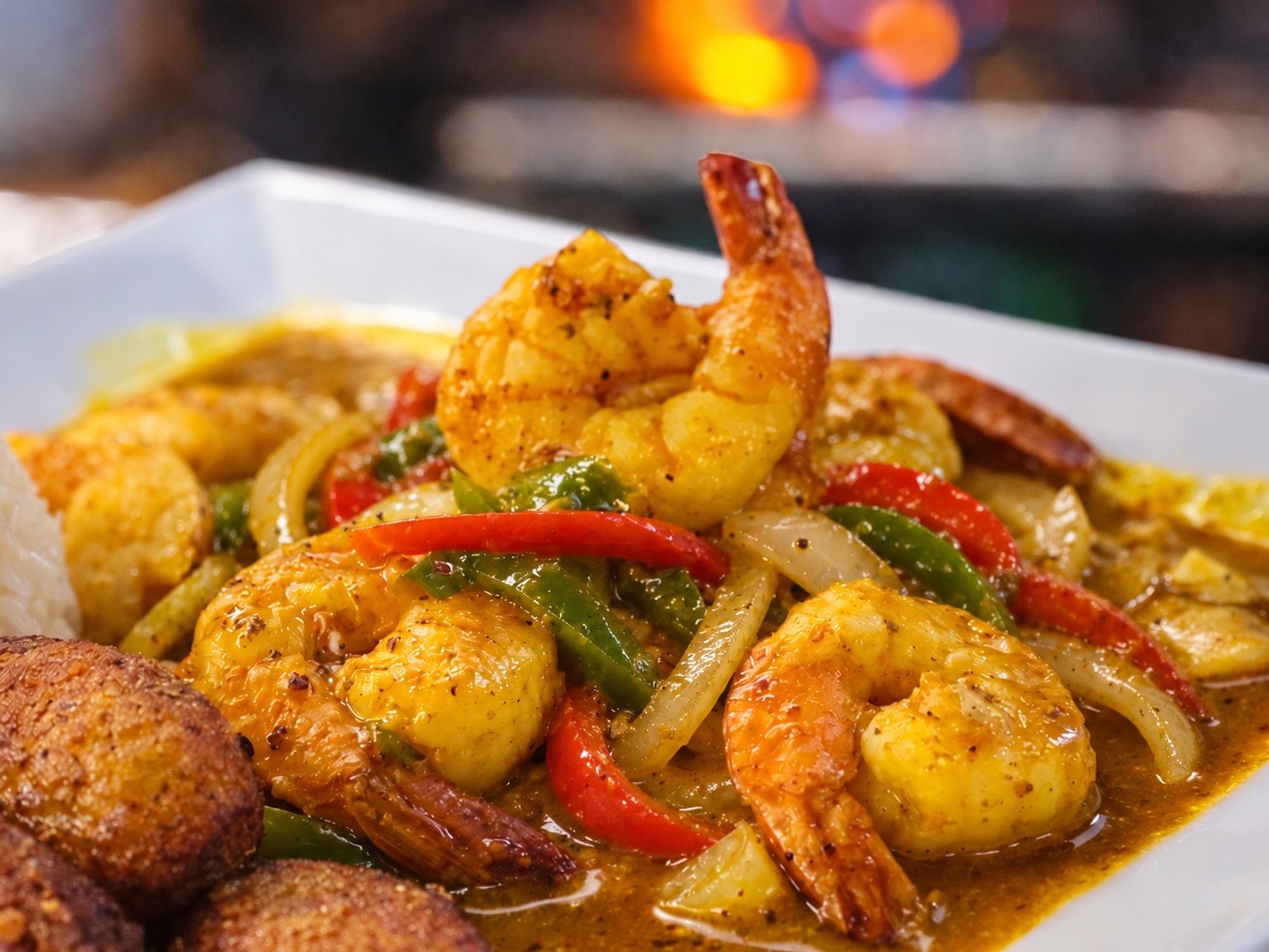 Curry Shrimp Lunch