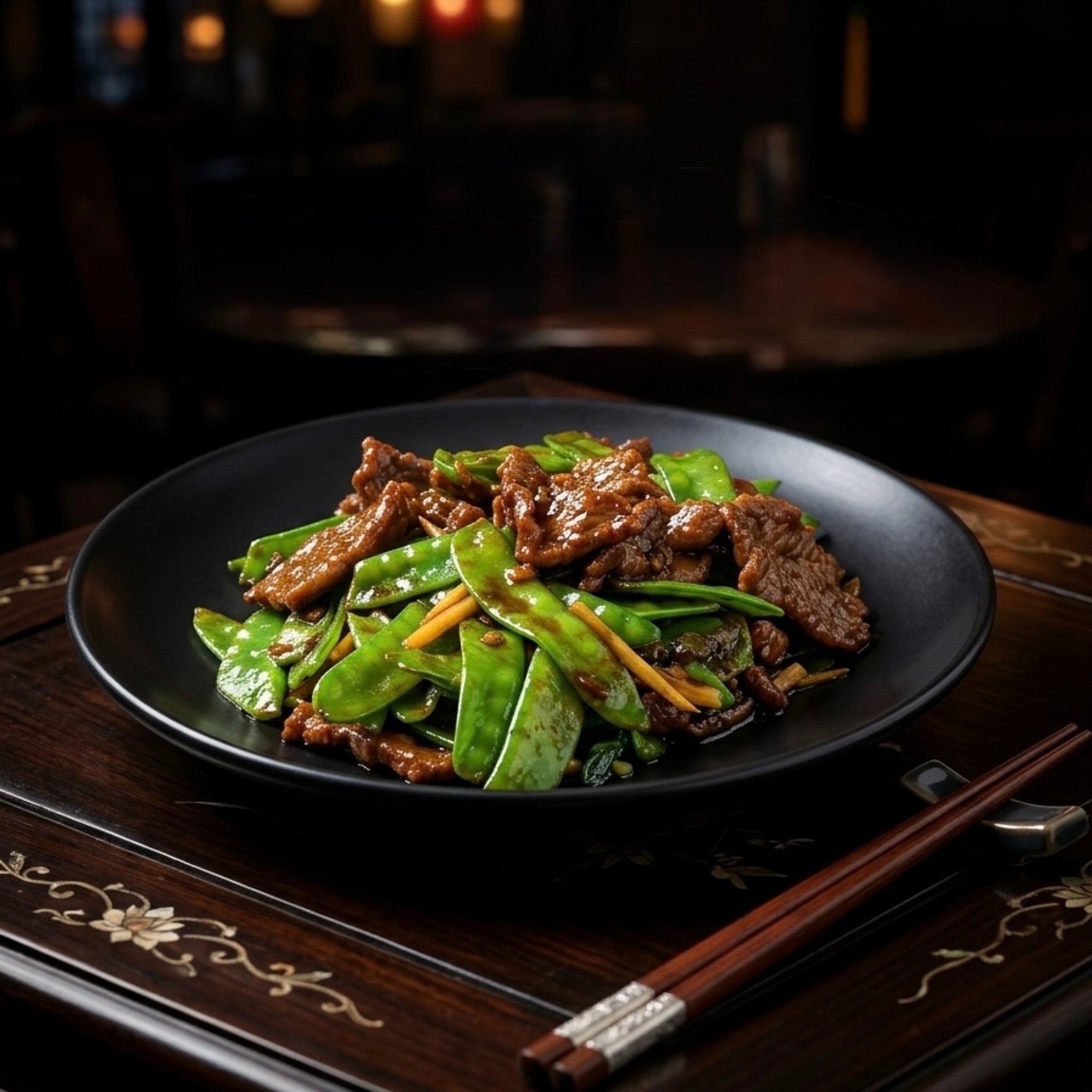 Beef with Snow Peas