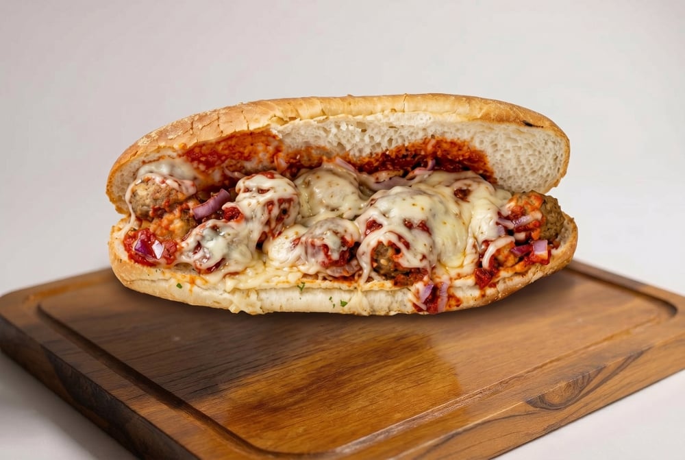Shrimp Parmigiana Sandwich