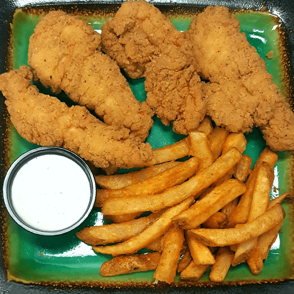 Chicken Tenders, Seasoned Fries & Drink