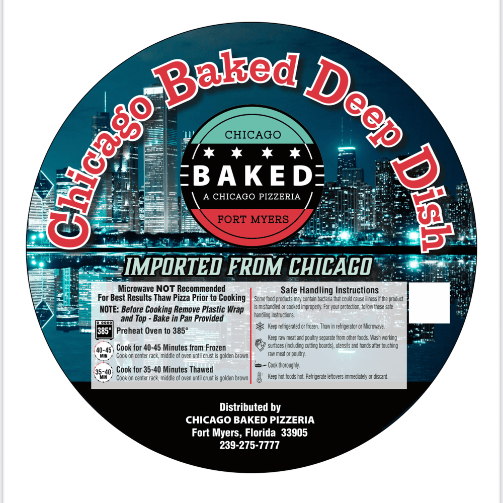 Frozen Deep Dish Pepperoni Pizza 10"