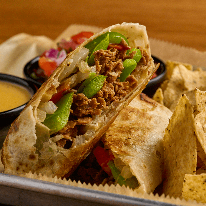 Lunch Steak & Queso Wrap