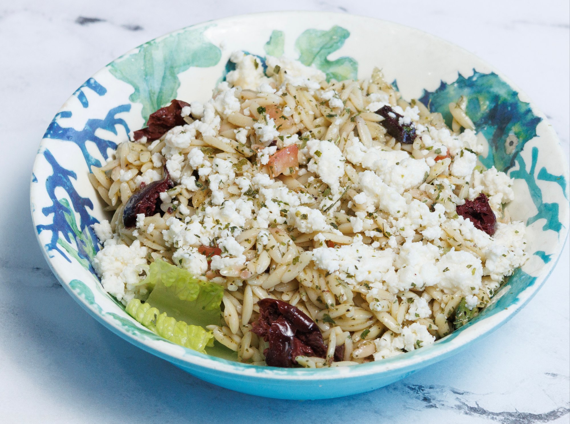 GREEK ORZO PASTA SALAD