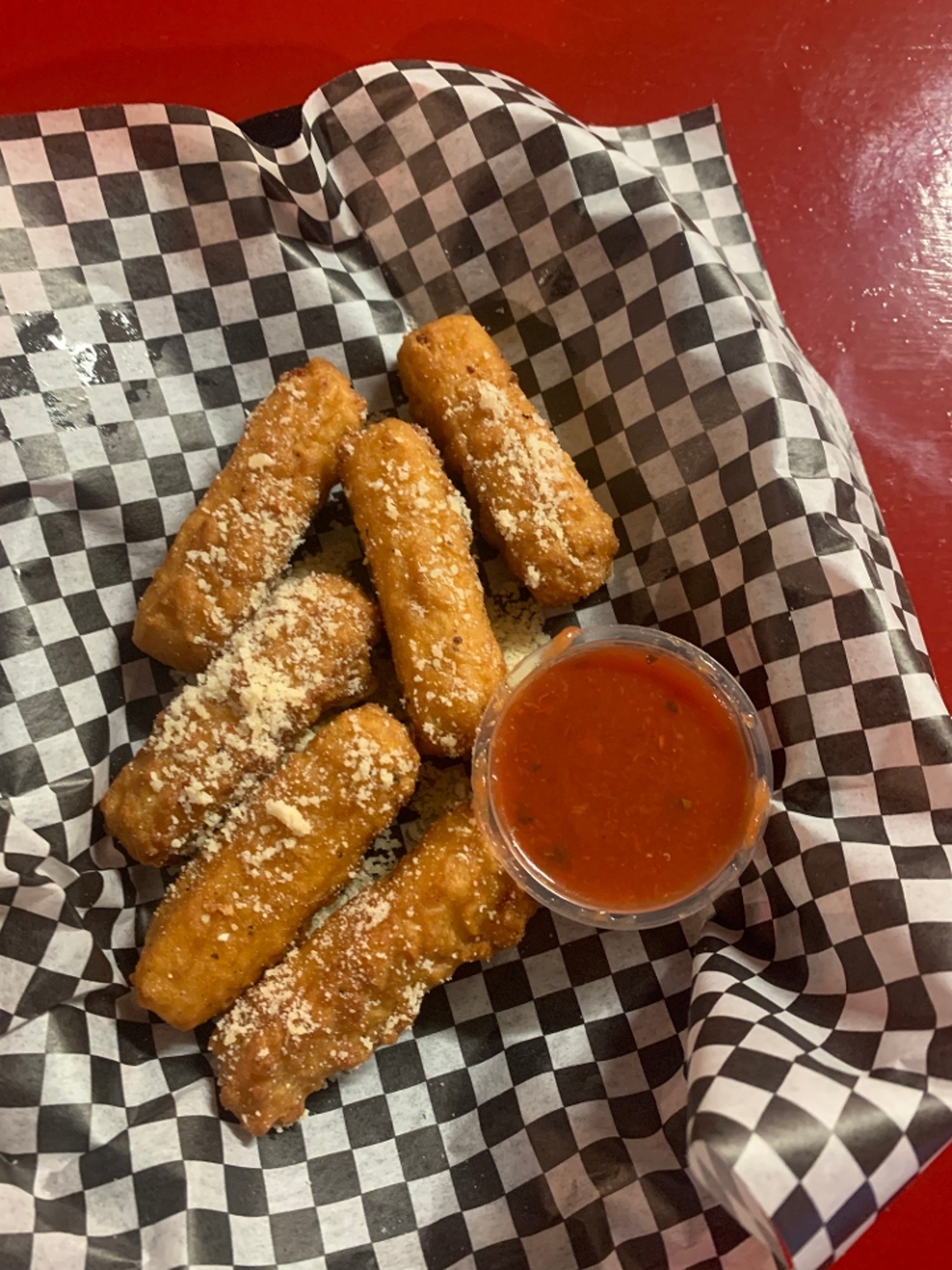 Mozz Sticks (6) W/ Marinara